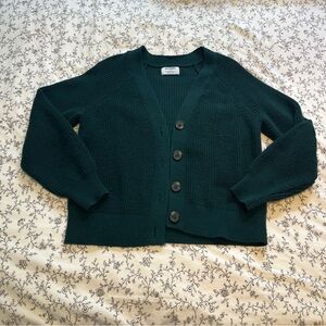 Old navy green cardigan